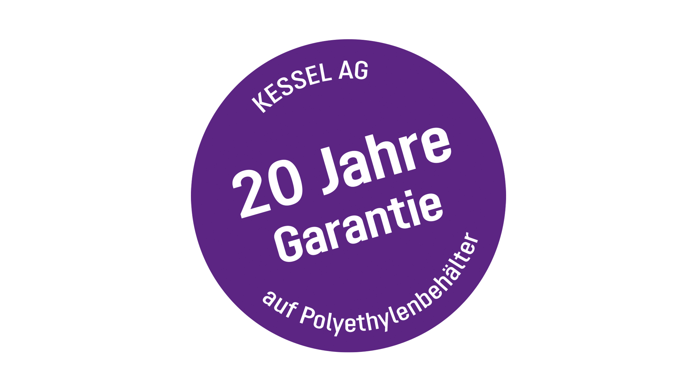 20-year guarantee made of polyethylene