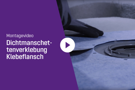 Video: Bonding of sealing sleeves to glued flanges