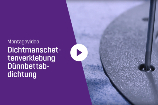 Video: Bonding of sealing collars – thin-bed waterproofing