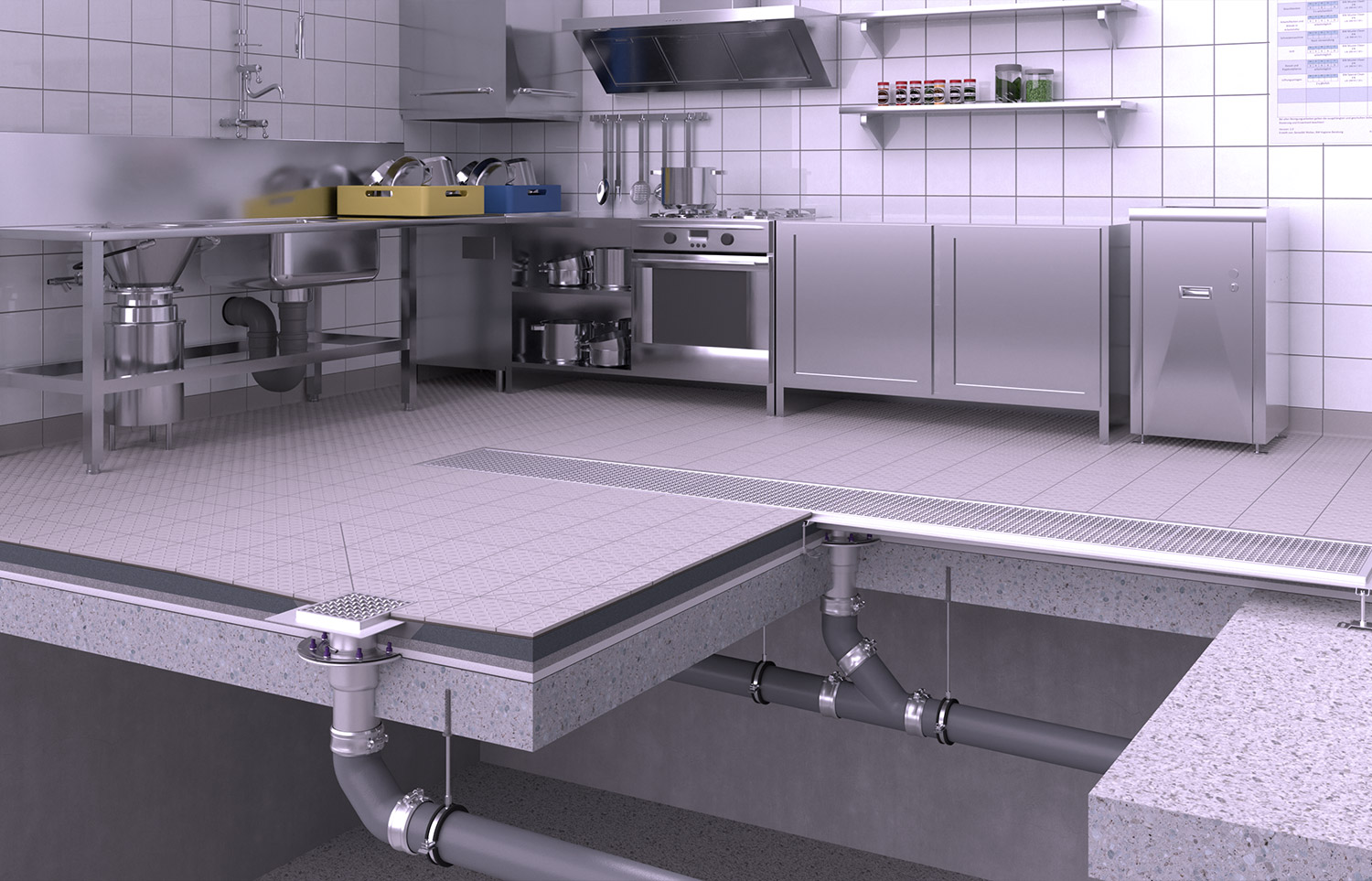 Drainage technology for commercial kitchens - KESSEL - Leading in drainage