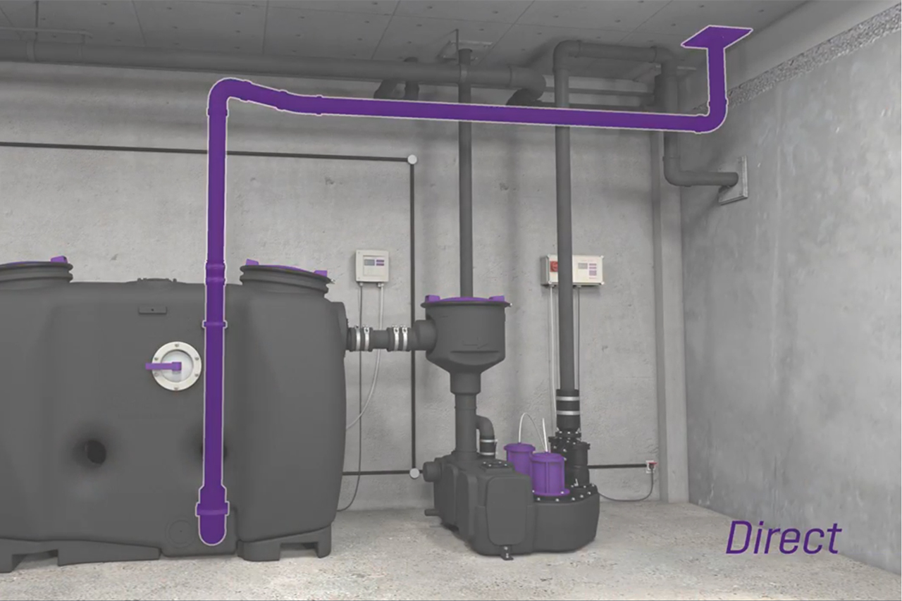 Emptying the EasyClean free Direct model