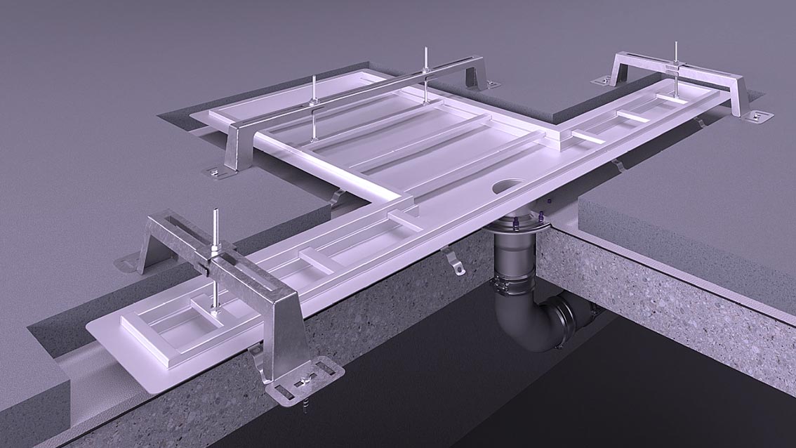 Mounting brackets for channels