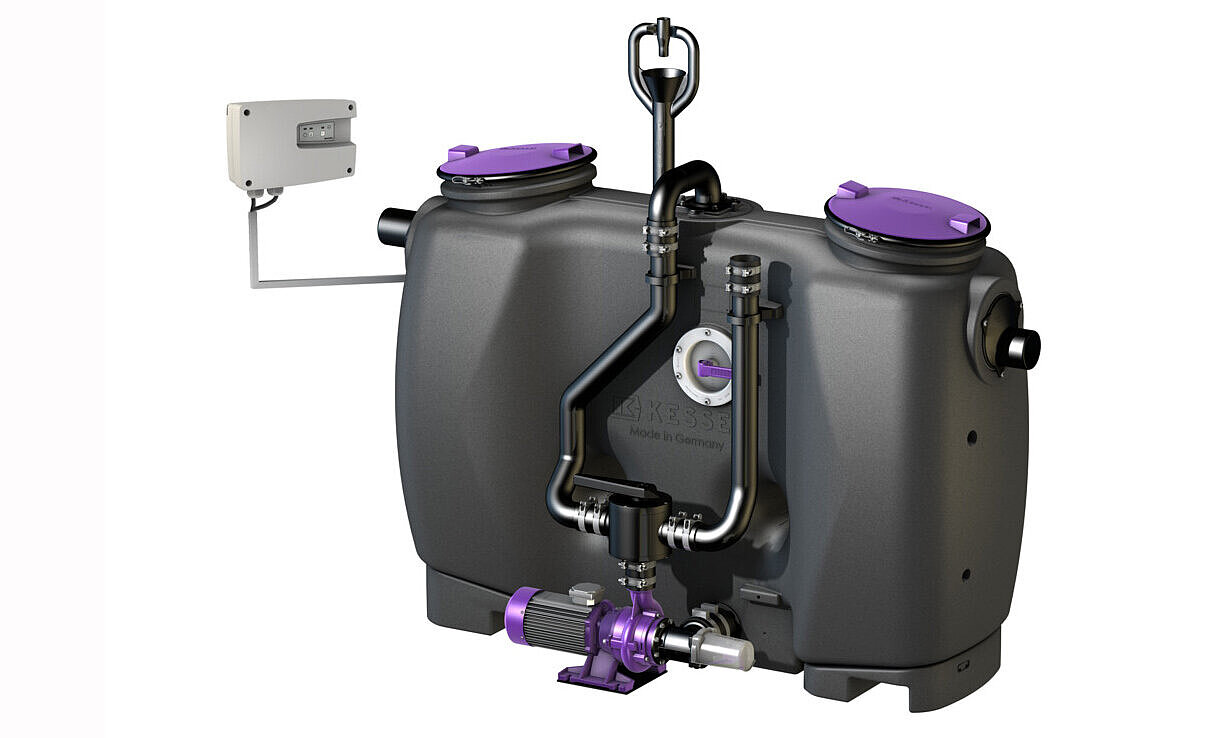 EasyClean free Mix & Pump grease separator