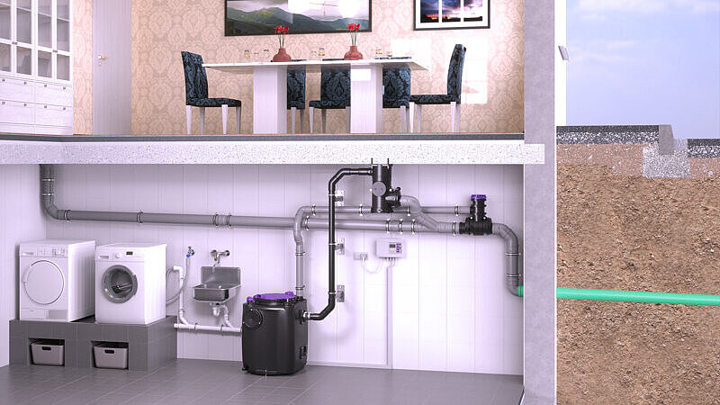 Installation recommendation: CleverLoop system isolator in a detached house Installation suggestion: CleverLoop system isolator in a detached house