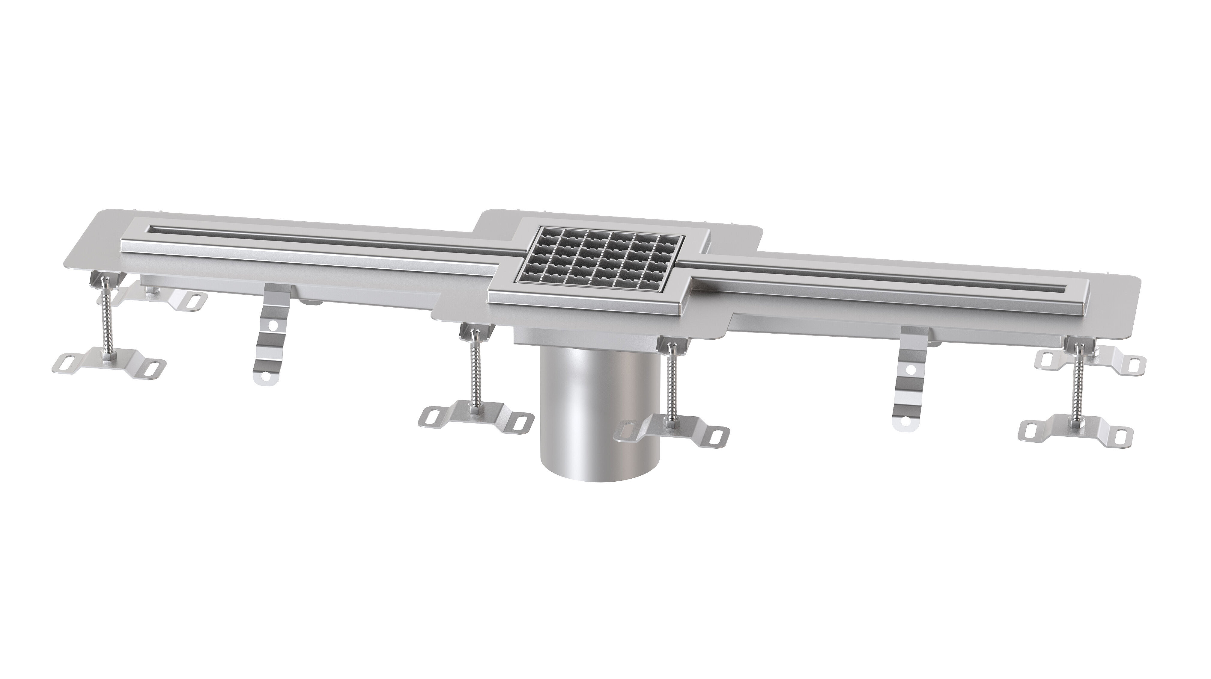 Slotted channel with glued flange Slotted channel with glued flange