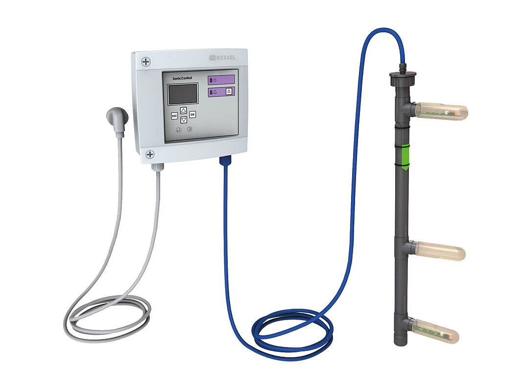 SonicControl automatic measuring device for light liquid separators SonicControl automatic measuring device for light liquid separators