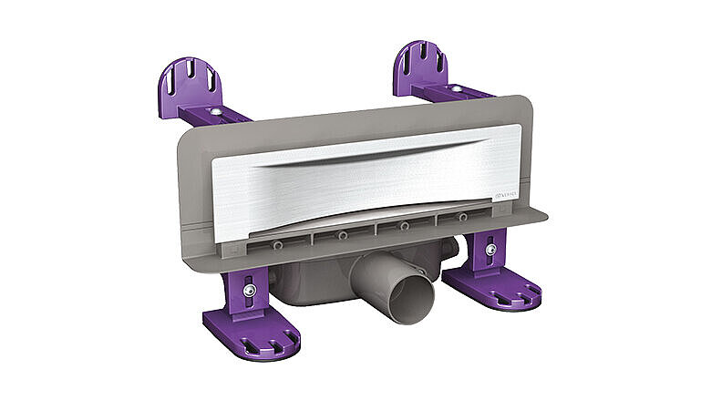 Scada wall drain with a Wave cover