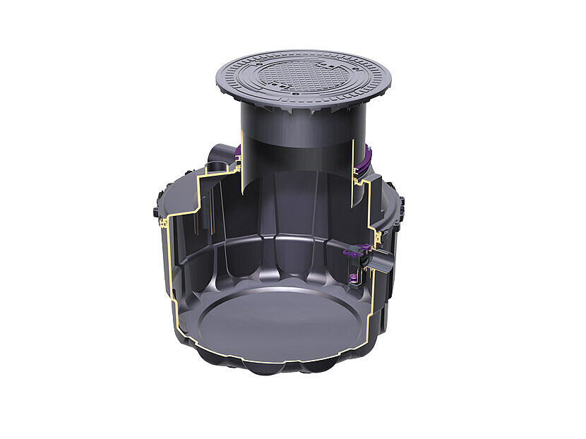 EasyOil ground oil/fuel separator - KESSEL - Leading in drainage