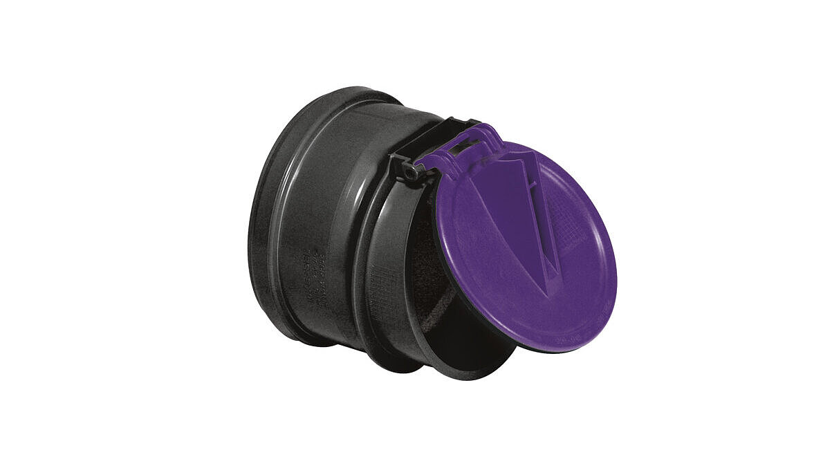 Pipe flap valve in DN 150