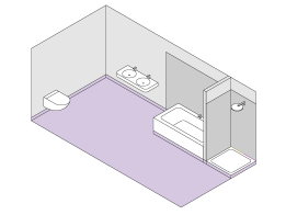 En-suite bathroom with a bath without a shower head and a shower tray without a shower screen.