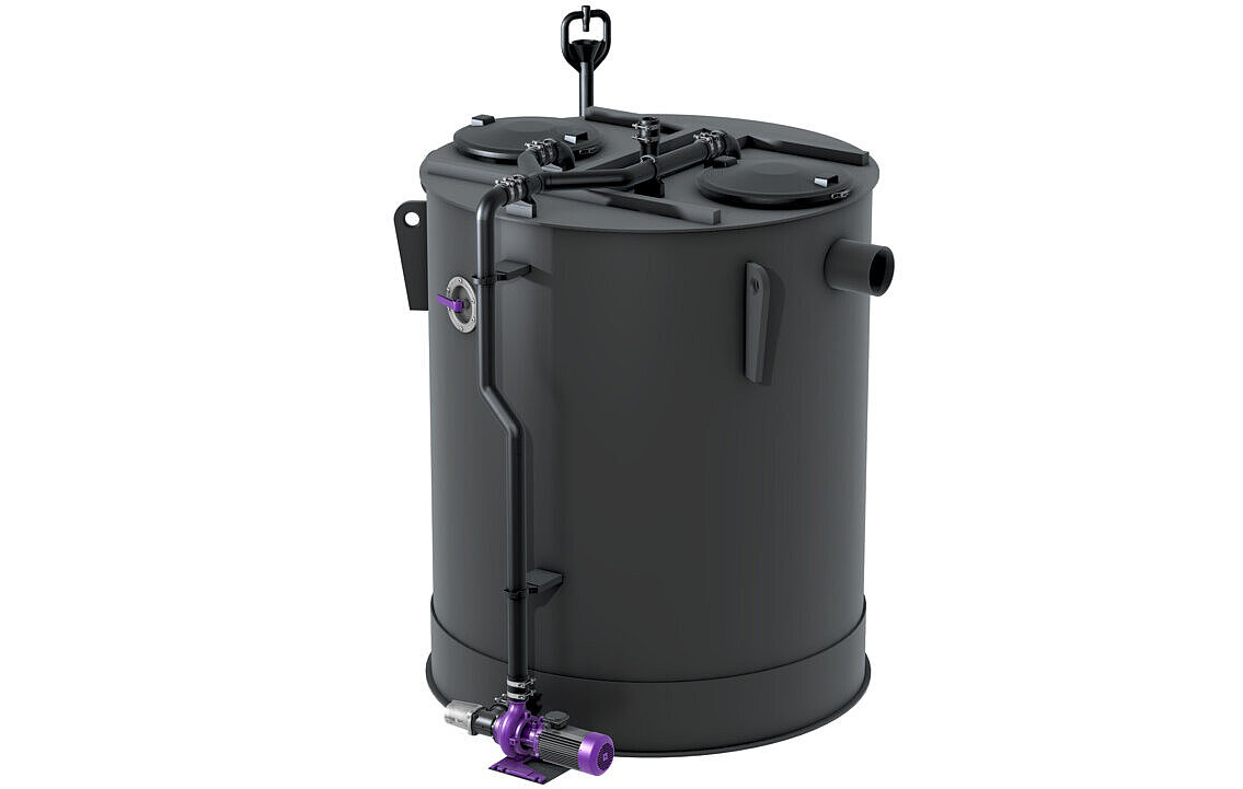 EasyClean round free Auto Mix grease separator