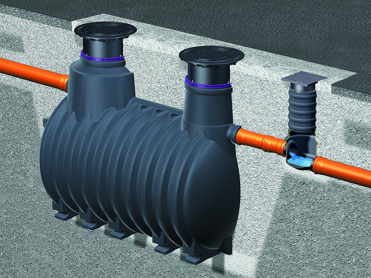 Installation diagram of EasyStarch ground starch separator