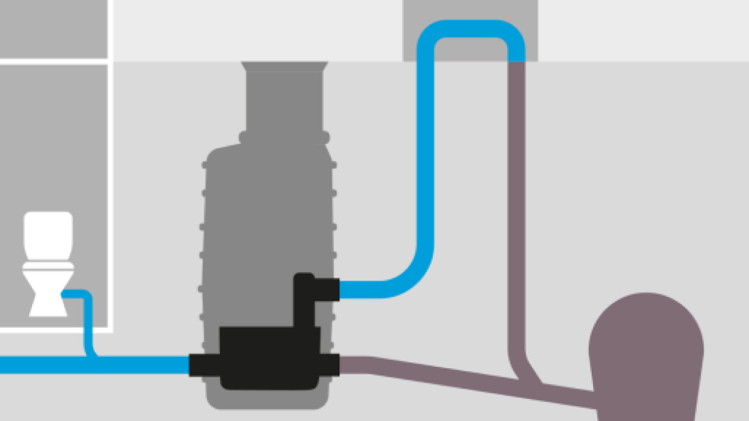 Backwater protection with hybrid lifting stations