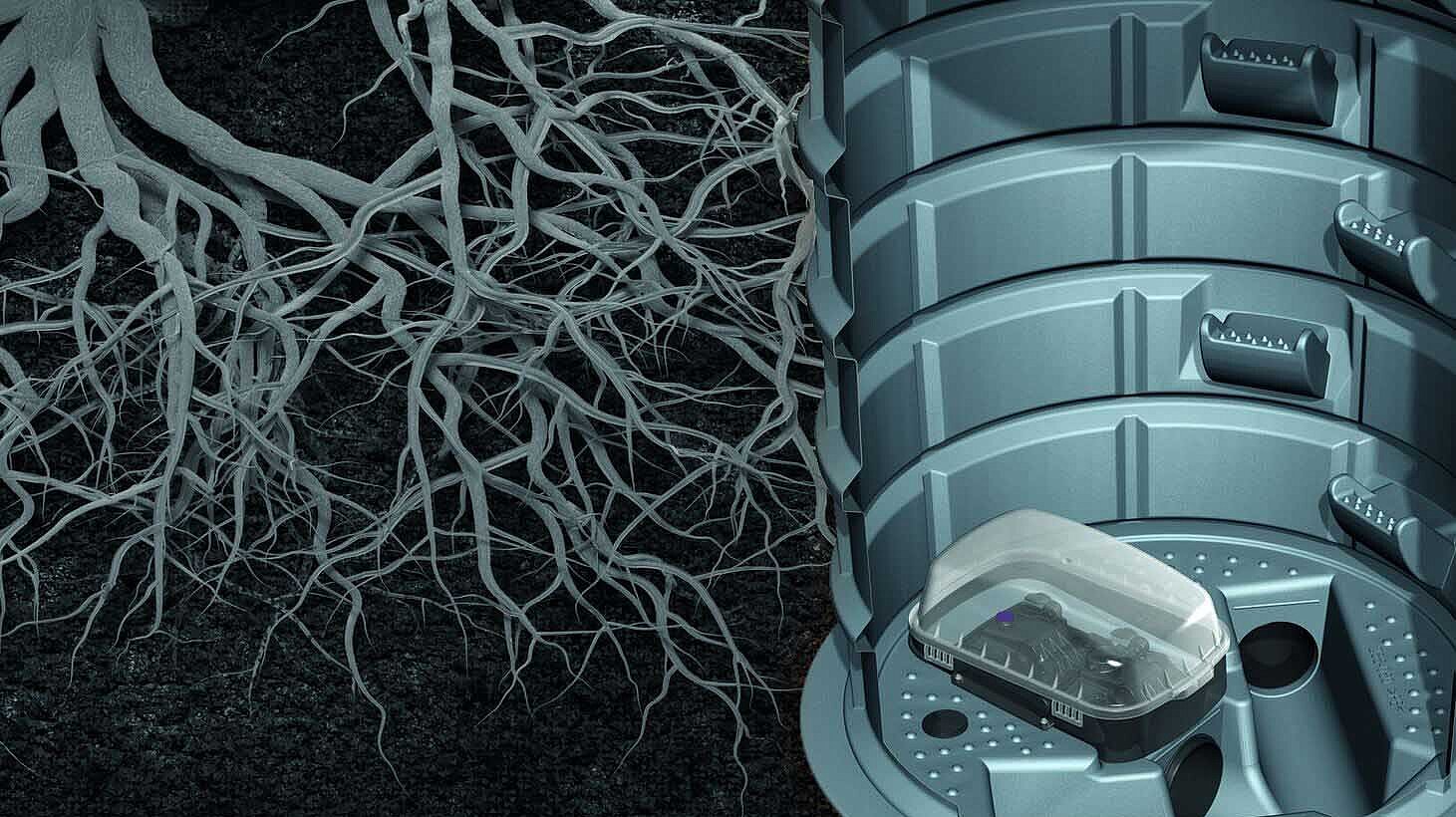 Permanently leak-proof and root-resistant thanks to the monolithic design