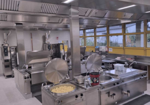 Commercial kitchen at Lebenshilfe Werkstätte Gaimersheim